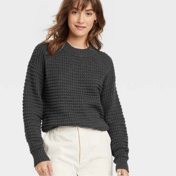 Universal Thread Sweaters - Universal Thread Gray Knit Sweater